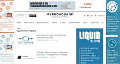 Desktop Screenshot of companies.mybroadband.co.za